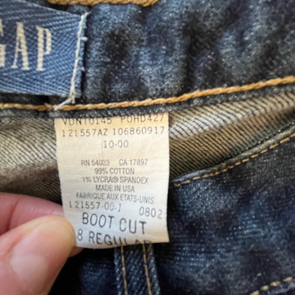 Vintage Gap Bootcut Jeans USA 8 EUC Y2K - Picture 4 of 10